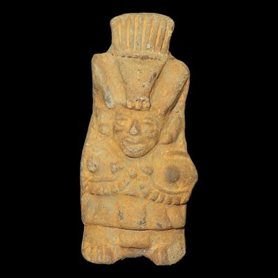 Sale Photo Thumbnail #295: 4 1/4" Pre-Columbian Maya Figurine, Mexico