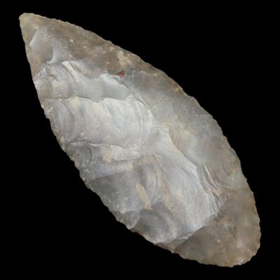 Sale Photo Thumbnail #294: 5 1/2" Pre-Columbian Biface Knife, Northern Mexico