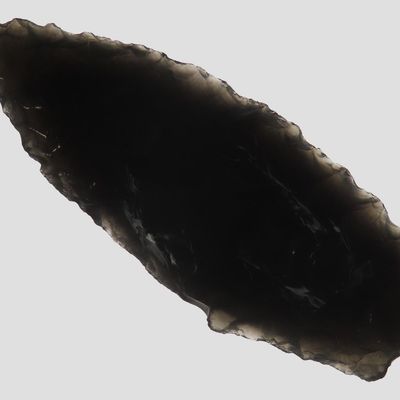 Sale Photo Thumbnail #404: 1 5/8" Cascade, Gem Obsidian, Eastern Oregon, Ex. Ronald Bowles Collection
