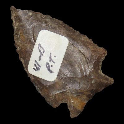 Sale Photo Thumbnail #16: 2 1/16" Pine Tree, Dover Chert, Tennessee, Needle Tip, Ex. Walt McIntire Collection