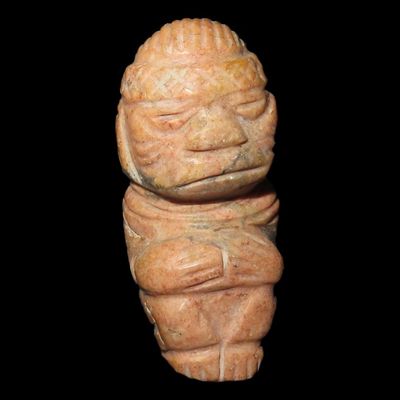 Sale Photo Thumbnail #314: 1 3/4" Pre-Columbian Human Effigy Pendant, Colombia