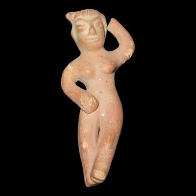 Sale Photo Thumbnail #290: 4 5/8" Pre-Columbian Tlatilco Pretty Lady Figurine, Early Mesoamerica, Mexico