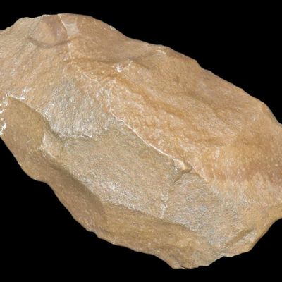 Sale Photo Thumbnail #186: 4 1/2" European Acheulean Artifact, Circa 150,000-250,000 Years Old