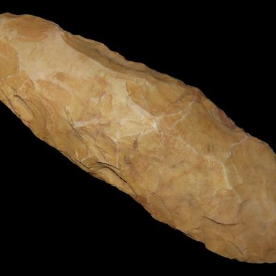 Sale Photo Thumbnail #707: 4 3/4" Flint Celt, Neolithic / Paleo, Sahara Desert, Africa