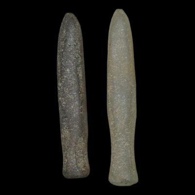 Sale Photo Thumbnail #269: Lot of Neolithic Crystal Quartz Ear / Nose Plugs, Northwest Sahara