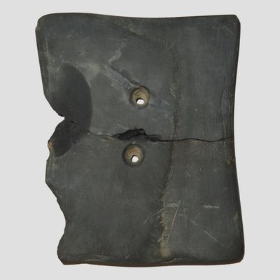Sale Photo Thumbnail #140: 3 1/4" Concave Gorget, North Carolina