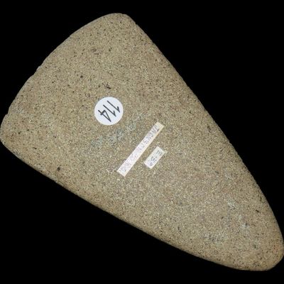 Sale Photo Thumbnail #202: 4 1/2" Hardstone Adze, Jackson Co., Illinois, Ex. Charles Wesley