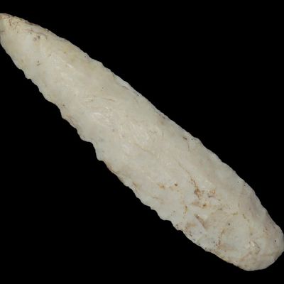 Sale Photo Thumbnail #61: 4 1/8" Lerma Blade, Northern Illinois, Light Base Grinding, Ex. Jeff Hipskind