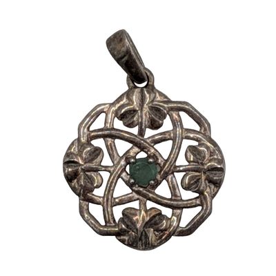 Sale Photo Thumbnail #23: Signed Sterling Silver Celtic Knot Pendant