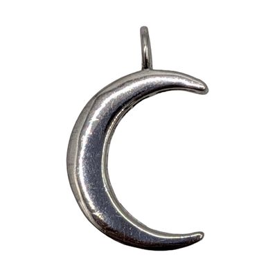 Sale Photo Thumbnail #384: Signed Sterling Silver Moon Charm