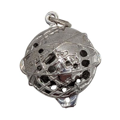 Sale Photo Thumbnail #260: Sterling Silver Worlds Fair Globe Charm