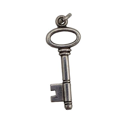 Sale Photo Thumbnail #410: Sterling Silver Key Charm