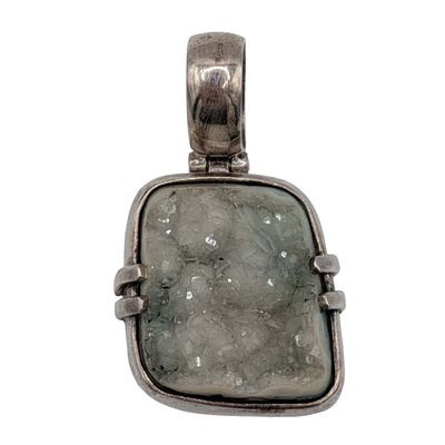 Sterling Silver Jade Stone Pendant