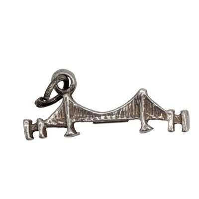 Sale Photo Thumbnail #59: Sterling Silver Suspension Bridge Charm
