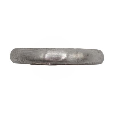 Sale Photo Thumbnail #344: Signed Sterling Silver Smooth Band Ring Sz. 6.75