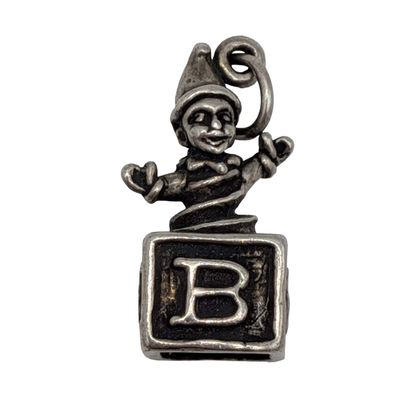 Sale Photo Thumbnail #126: Sterling Silver Jack In The Box Charm