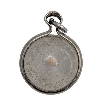 Sale Photo Thumbnail #108: Sterling Silver Resin Ball Charm