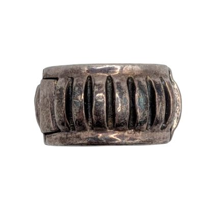 Sale Photo Thumbnail #503: Cham Signed Sterling Silver Ridged Charm