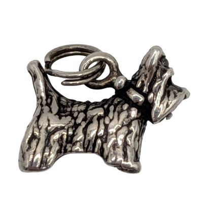 Sale Photo Thumbnail #234: Signed Sterling Silver Scottish Terrier Dog Charm
