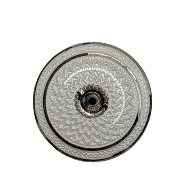 Sale Photo Thumbnail #495: Vintage Sterling Silver White Round Button