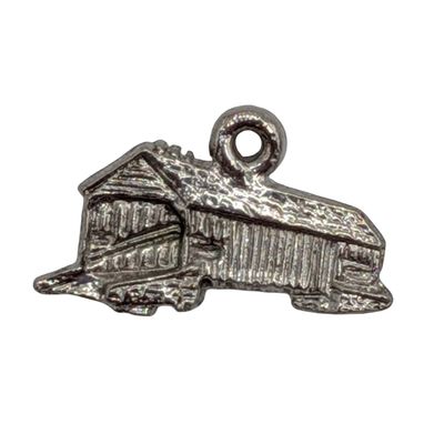 Sale Photo Thumbnail #286: Sterling Silver Covered Bridge Charm