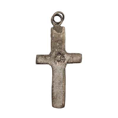 Sale Photo Thumbnail #209: Sterling Silver Textured Cross Pendant