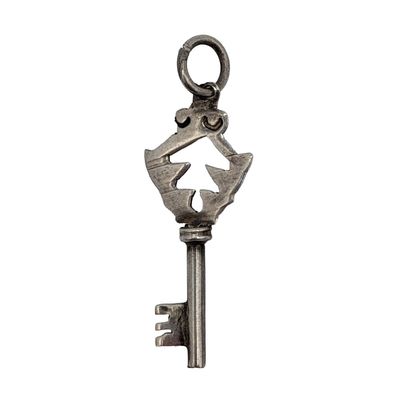 Sale Photo Thumbnail #304: Sterling Silver Key Charm