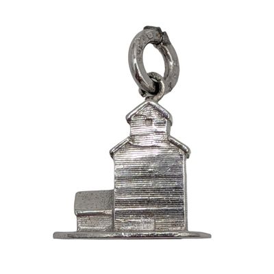 Sale Photo Thumbnail #270: Sterling Silver Church W/ Bell Tower Charm