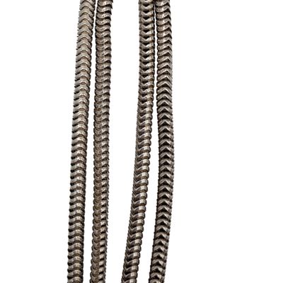 Sale Photo Thumbnail #489: Signed Sterling Silver Snake Chain Necklace