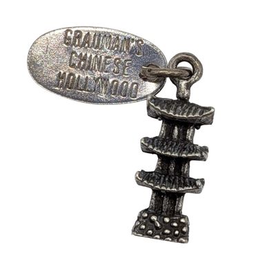 Sale Photo Thumbnail #439: Sterling Silver Grauman's Chinese Hollywood Pagoda Charm