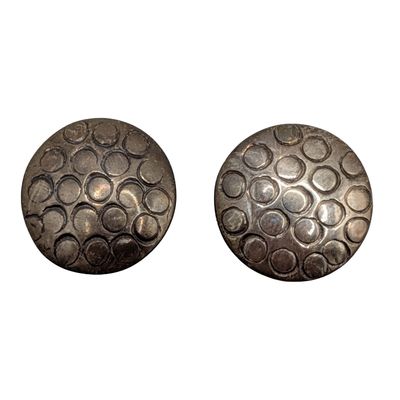 Sale Photo Thumbnail #228: Sterling Silver Dotted Stud Earrings