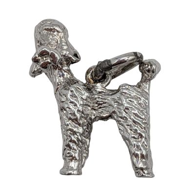 Sale Photo Thumbnail #74: Sterling Silver Poodle Charm