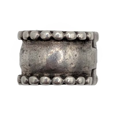 Sale Photo Thumbnail #507: Signed Sterling Silver Bubble Edge Pendant