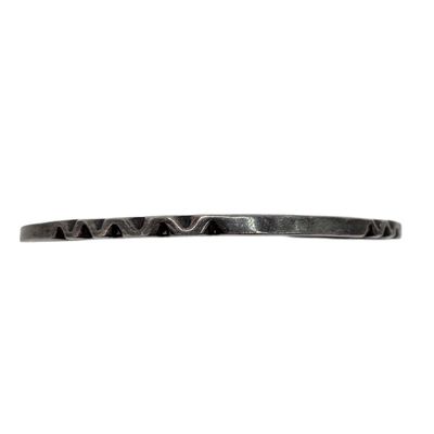 Sale Photo Thumbnail #488: Mr Isabel Signed Sterling Silver Bangle Bracelet