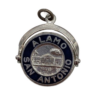 Sale Photo Thumbnail #236: Sterling Silver Alamo San Antonio Charm