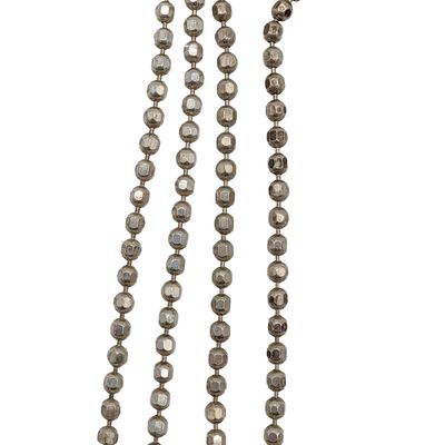 Sale Photo Thumbnail #532: Italian Signed Sterling Silver Ball Chain Necklace