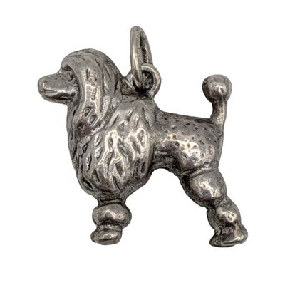 Sale Photo Thumbnail #118: Sterling Silver Poodle Charm