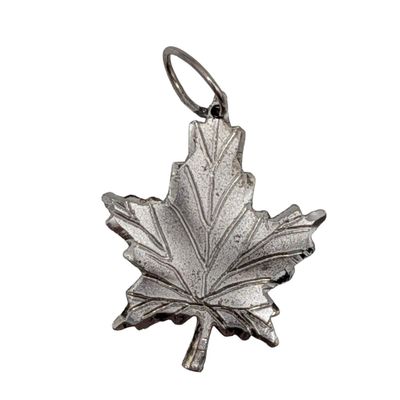 Sale Photo Thumbnail #361: Forstner Sterling Silver Maple Leaf Charm
