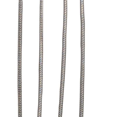 Sale Photo Thumbnail #438: Italian Signed Sterling Silver Snake Chain Necklace