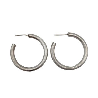 Sale Photo Thumbnail #154: Sterling Silver Hoop Earrings