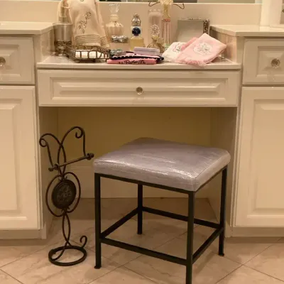 Vanity Stool, Towel Stand and Bathroom Accessories