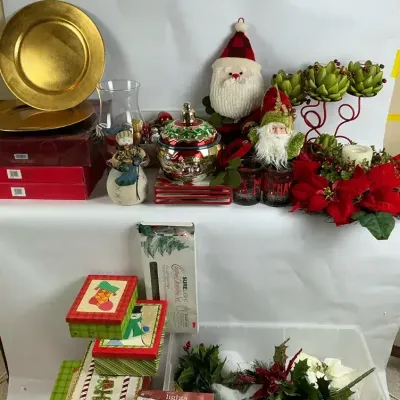 Christmas Decorations, Gift Boxes, Lights and Holiday Accessories