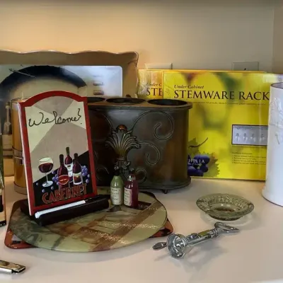 Wine Accessories, Stemware Rack and Barware