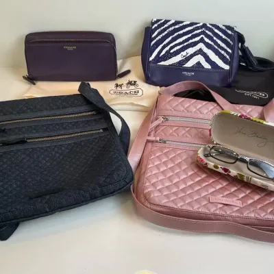 Coach and Vera Bradley Handbags, Wallet and Eyeglasses
