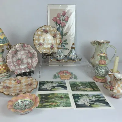 MacKenzie Childs Ceramics, Pottery and Floral Artwork