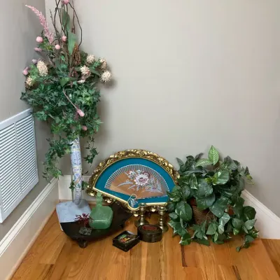 Asian Fan Art, Artificial Plants and Home Accessories