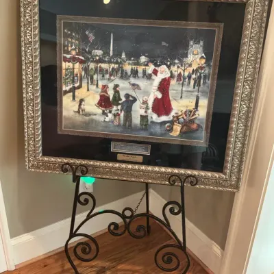 “We The People” Christmas Print By Brenda Harris Tustian