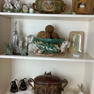 Rabbit Themed Ceramics, Figurines and Home Decor