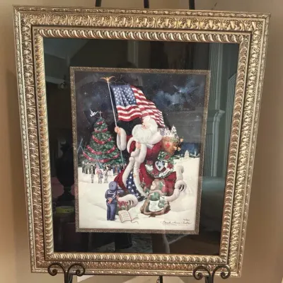 Brenda Harris Tustian God Bless America Framed Limited Edition Print