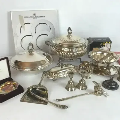 Silverplate Serving Pieces and Table Accessories